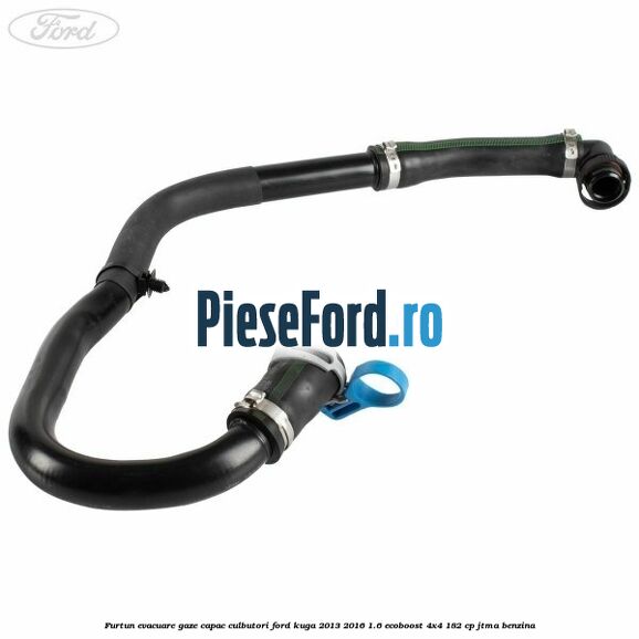 Furtun evacuare gaze capac culbutori Ford Kuga 2013-2016 1.6 EcoBoost 4x4 182 cp JTMA benzina