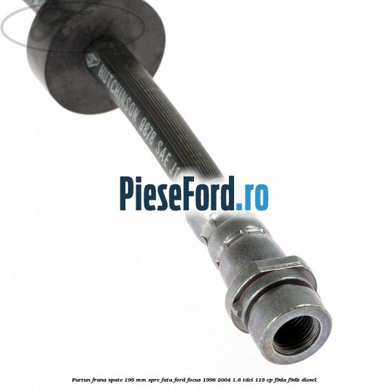 Furtun frana spate 195 mm spre fata Ford Focus 1998-2004 1.8 TDCi 115 cp F9DA, F9DB diesel