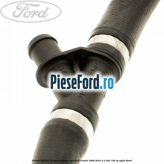 Furtun inferior dreapta radiator apa Ford Transit 2006-2014 2.2 TDCi 130 cp Furtun inferior dreapta radiator apa Ford Transit 2006-2014 2.2 TDCi 130 cp QWFA diesel