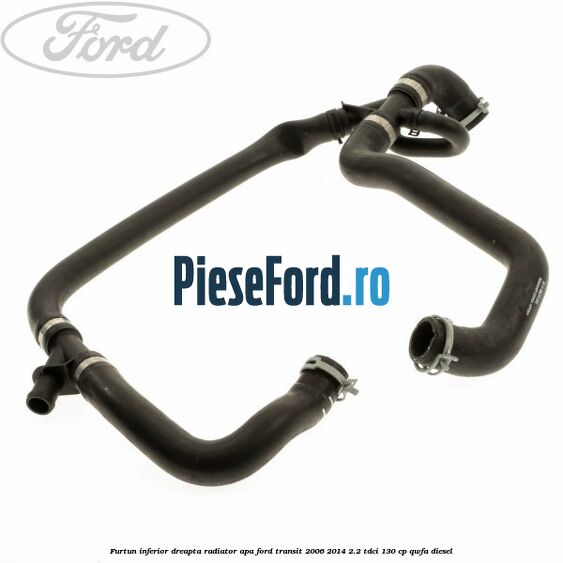 Furtun inferior dreapta radiator apa Ford Transit 2006-2014 2.2 TDCi 130 cp Furtun inferior dreapta radiator apa Ford Transit 2006-2014 2.2 TDCi 130 cp QWFA diesel