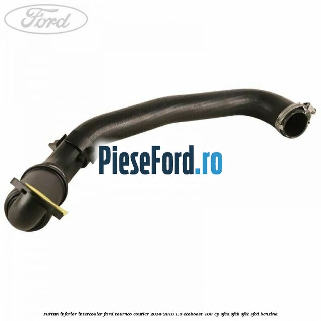 Furtun inferior intercooler Ford Tourneo Courier 2014-2018 1.0 EcoBoost 100 cp SFCA, SFCB, SFCC, SFCD benzina