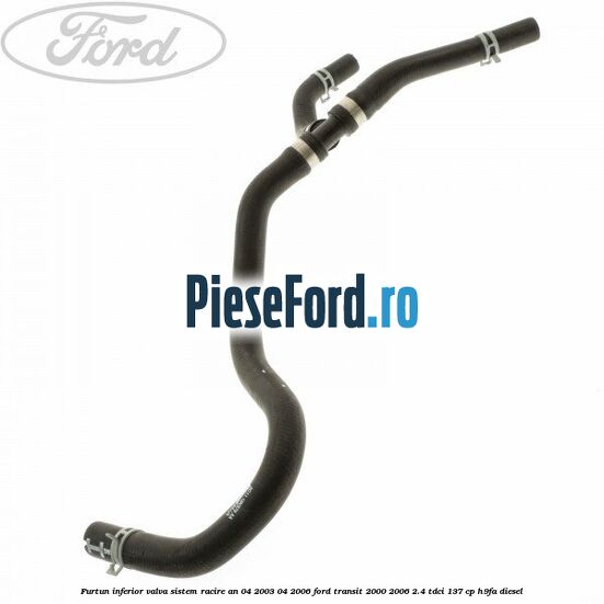 Furtun inferior valva sistem racire an 04/2003-04/2006 Ford Transit 2000-2006 2.4 TDCi 137 cp H9FA diesel