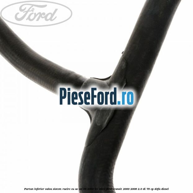 Furtun inferior valva sistem racire cu AC an 08/2000-01/2002 Ford Transit 2000-2006 2.0 DI 75 cp D3FA diesel