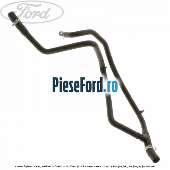 Furtun inferior vas expansiune la incalzire auxiliara Ford Ka 1996-2008 1.3 i 60 cp Furtun inferior vas expansiune la incalzire auxiliara Ford Ka 1996-2008 1.3 i 60 cp BAA, J4D, J4K, J4M, J4N, J4P, J4S benzina
