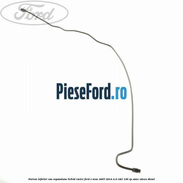 Furtun inferior vas expansiune lichid racire Ford S-Max 2007-2014 2.0 TDCi 136 cp AZWC, UKWA diesel