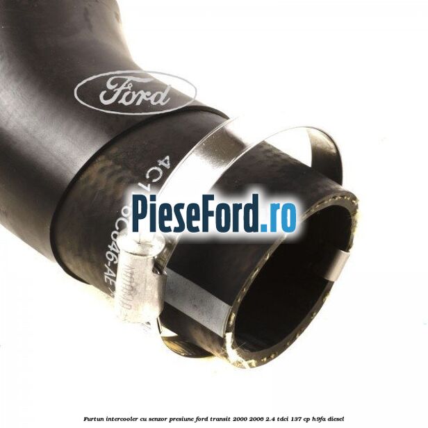 Furtun intercooler cu senzor presiune Ford Transit 2000-2006 2.4 TDCi 137 cp H9FA diesel