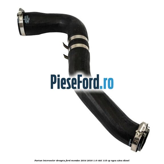 Furtun intercooler dreapta Ford Mondeo 2014-2018 1.6 TDCi 115 cp NGCA, U3CA diesel