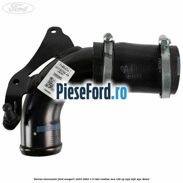 Furtun intercooler Ford EcoSport 2019-2023 1.5 TDCi EcoBlue 4x4 125 cp Furtun intercooler Ford EcoSport 2019-2023 1.5 TDCi EcoBlue 4x4 125 cp ZTJA, ZTJB, ZTJC diesel