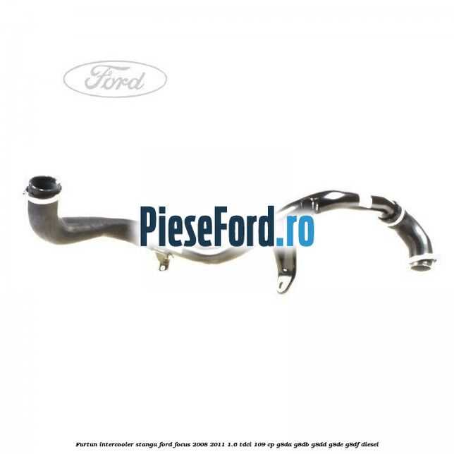 Furtun intercooler stanga Ford Focus 2008-2011 1.6 TDCi 109 cp