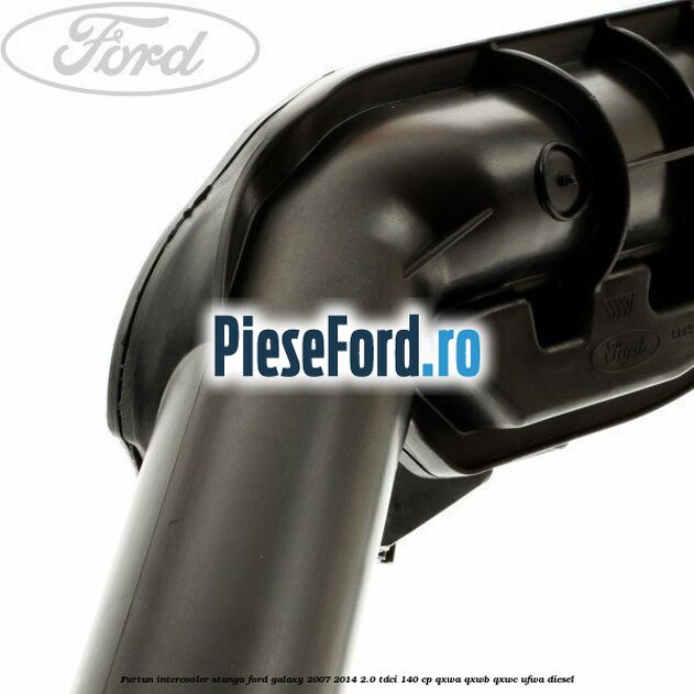 Furtun intercooler stanga Ford Galaxy 2007-2014 2.0 TDCi 140 cp Furtun intercooler stanga Ford Galaxy 2007-2014 2.0 TDCi 140 cp QXWA, QXWB, QXWC, UFWA diesel