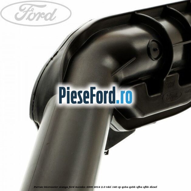 Furtun intercooler stanga Ford Mondeo 2008-2014 2.0 TDCi 140 cp QXBA, QXBB, UFBA, UFBB diesel