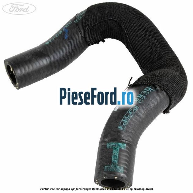 Furtun racitor supapa EGR Ford Ranger 2016-2020 2.2 TDCi 4x4 131 cp T22DD0P diesel