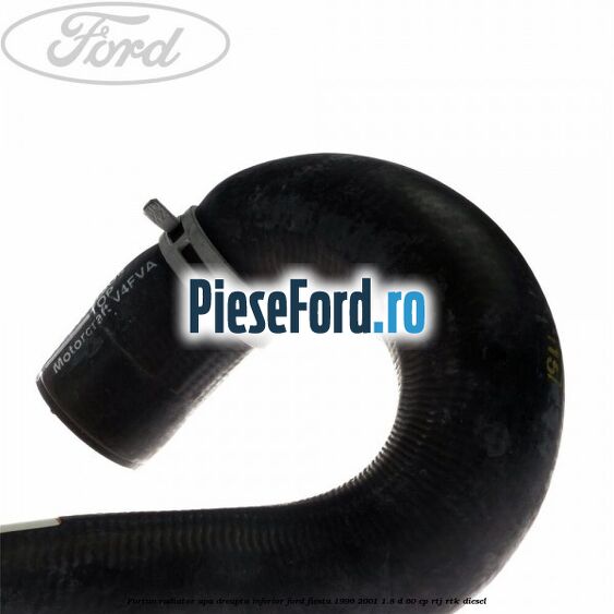 Furtun radiator apa dreapta inferior Ford Fiesta 1996-2001 1.8 D 60 cp RTJ, RTK diesel