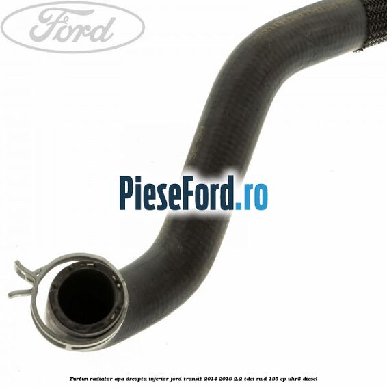 Furtun radiator apa dreapta inferior Ford Transit 2014-2018 2.2 TDCi RWD 135 cp UHR5 diesel