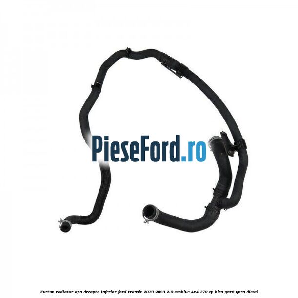Furtun radiator apa dreapta inferior Ford Transit 2019-2023 2.0 EcoBlue 4x4 170 cp BLRA, YNR6, YNRA diesel