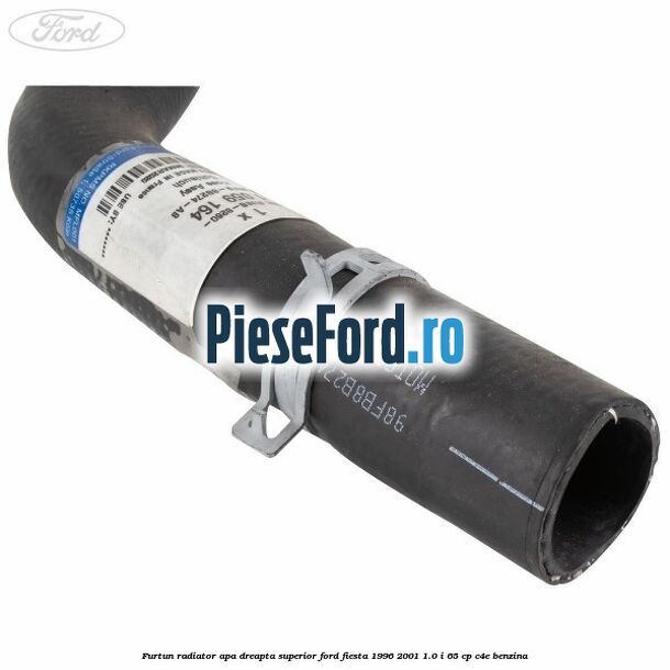 Furtun radiator apa dreapta superior Ford Fiesta 1996-2001 1.0 i 65 cp C4E benzina