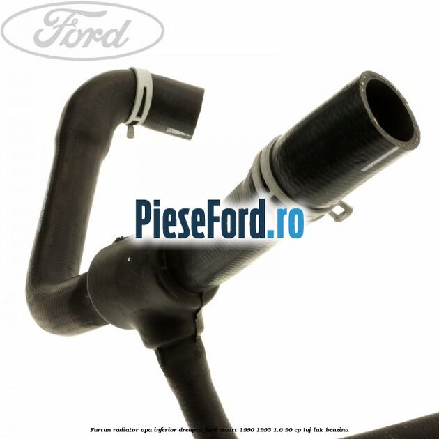 Furtun radiator apa inferior, dreapta Ford Escort 1990-1995 1.6 90 cp LUJ, LUK benzina