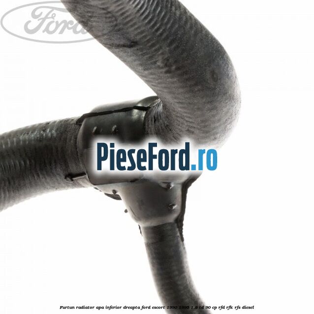 Furtun radiator apa inferior, dreapta Ford Escort 1990-1995 1.8 TD 90 cp RFD, RFK, RFS diesel