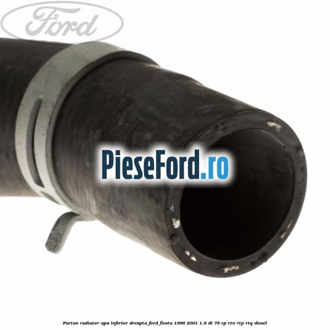 Furtun radiator apa inferior, dreapta Ford Fiesta 1996-2001 1.8 DI 75 cp RTN, RTP, RTQ diesel