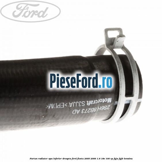 Furtun radiator apa inferior dreapta Ford Fiesta 2005-2008 1.6 16V 100 cp FYJA, FYJB benzina