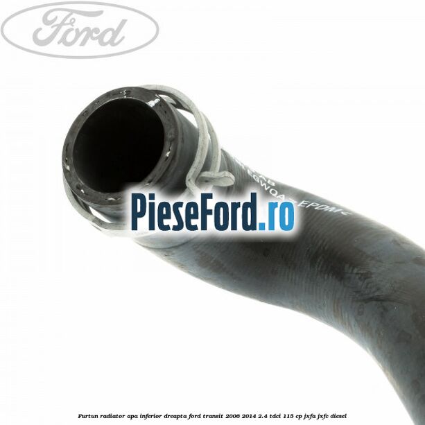 Furtun radiator apa inferior, dreapta Ford Transit 2006-2014 2.4 TDCi 115 cp JXFA, JXFC diesel