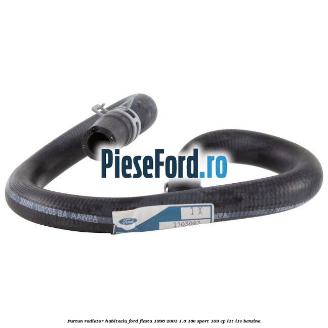 Furtun radiator habitaclu Ford Fiesta 1996-2001 1.6 16V Sport 103 cp L1T, L1V benzina