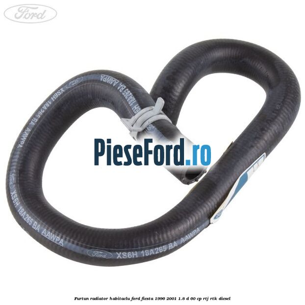 Furtun radiator habitaclu Ford Fiesta 1996-2001 1.8 D 60 cp RTJ, RTK diesel