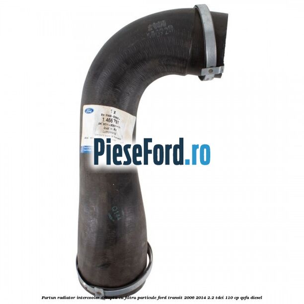 Furtun radiator intercooler dreapta cu filtru particule Ford Transit 2006-2014 2.2 TDCi 110 cp QVFA diesel