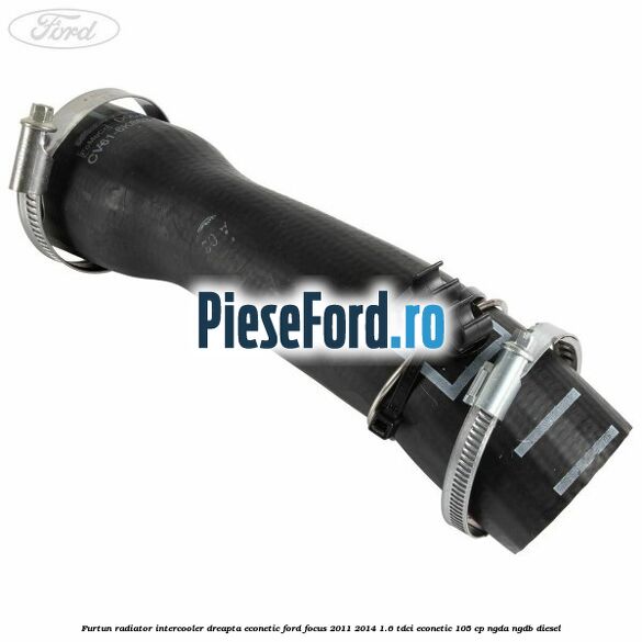 Furtun radiator intercooler dreapta Econetic Ford Focus 2011-2014 1.6 TDCi ECOnetic 105 cp