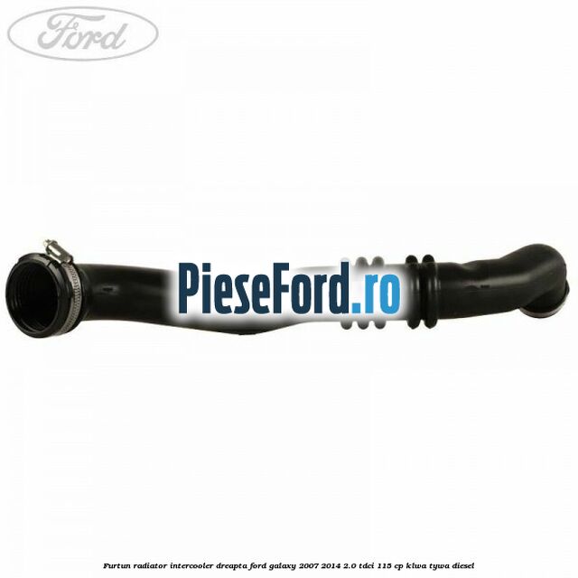 Furtun radiator intercooler dreapta Ford Galaxy 2007-2014 2.0 TDCi 115 cp KLWA, TYWA diesel