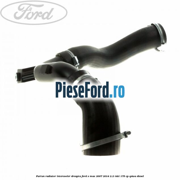 Furtun radiator intercooler dreapta Ford S-Max 2007-2014 2.2 TDCi 175 cp Q4WA diesel