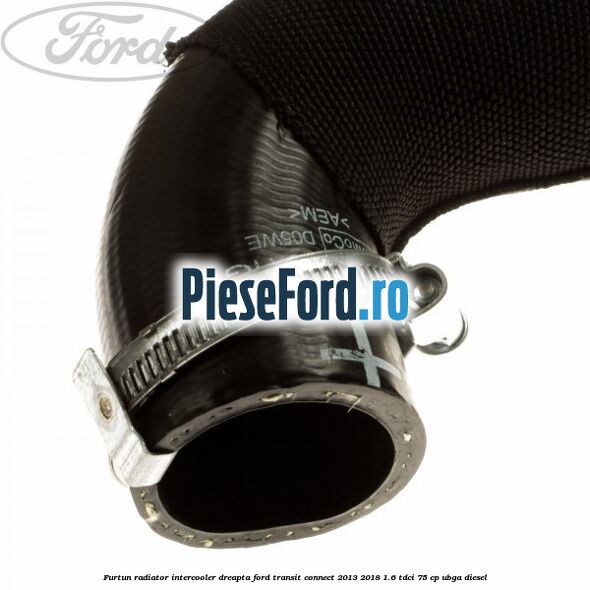 Furtun radiator intercooler dreapta Ford Transit Connect 2013-2018 1.6 TDCi 75 cp Furtun radiator intercooler dreapta Ford Transit Connect 2013-2018 1.6 TDCi 75 cp UBGA diesel