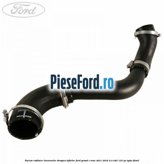 Furtun radiator intercooler dreapta inferior Ford Grand C-Max 2011-2015 2.0 TDCi 115 cp TYDA diesel