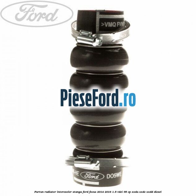 Furtun radiator intercooler stanga Ford Focus 2014-2018 1.5 TDCi 95 cp