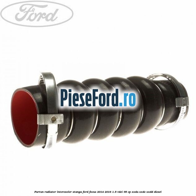 Furtun radiator intercooler stanga Ford Focus 2014-2018 1.5 TDCi 95 cp XXDA, XXDC, XXDD diesel