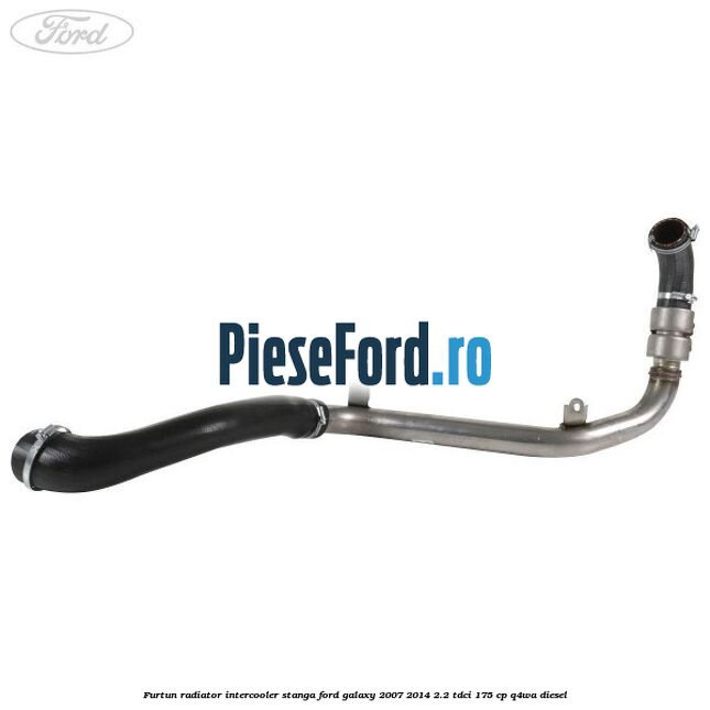 Furtun radiator intercooler stanga Ford Galaxy 2007-2014 2.2 TDCi 175 cp Q4WA diesel