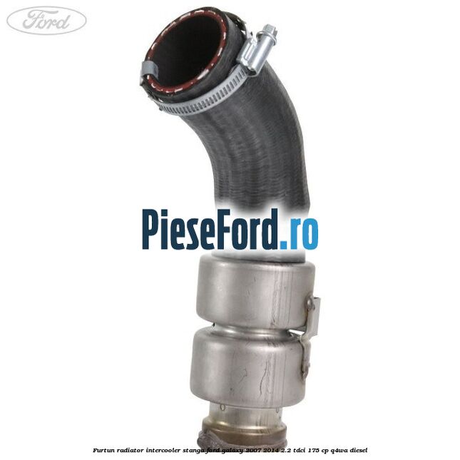 Furtun radiator intercooler stanga Ford Galaxy 2007-2014 2.2 TDCi 175 cp Q4WA diesel