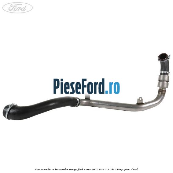 Furtun radiator intercooler stanga Ford S-Max 2007-2014 2.2 TDCi 175 cp Q4WA diesel