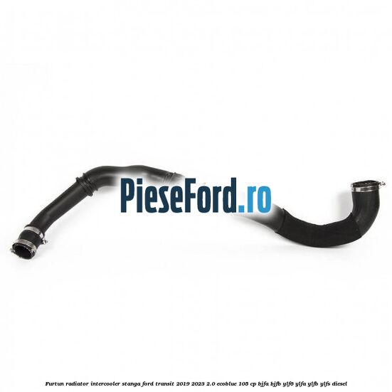 Furtun radiator intercooler stanga Ford Transit 2019-2023 2.0 EcoBlue 105 cp BJFA, BJFB, YLF6, YLFA, YLFB, YLFS diesel