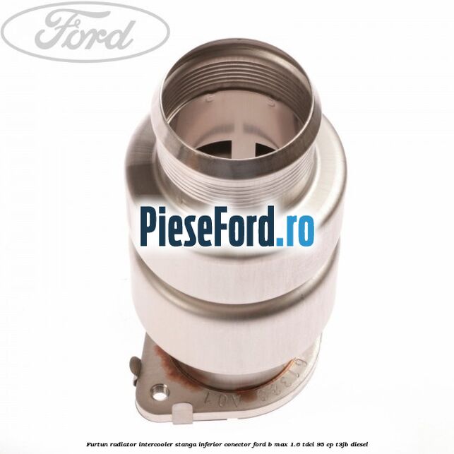 Furtun radiator intercooler stanga inferior, conector Ford B-Max 1.6 TDCi 95 cp T3JB diesel