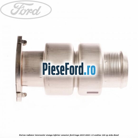 Furtun radiator intercooler stanga inferior, conector Ford Kuga 2019-2023 1.5 EcoBlue 120 cp ZTDA diesel