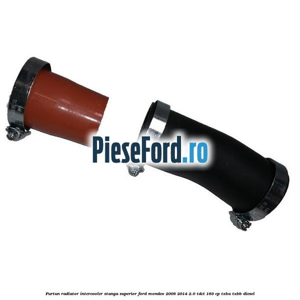 Furtun radiator intercooler stanga superior Ford Mondeo 2008-2014 2.0 TDCi 163 cp TXBA, TXBB diesel