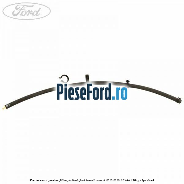 Furtun senzor presiune filtru particule Ford Transit Connect 2013-2018 1.6 TDCi 115 cp T1GA diesel