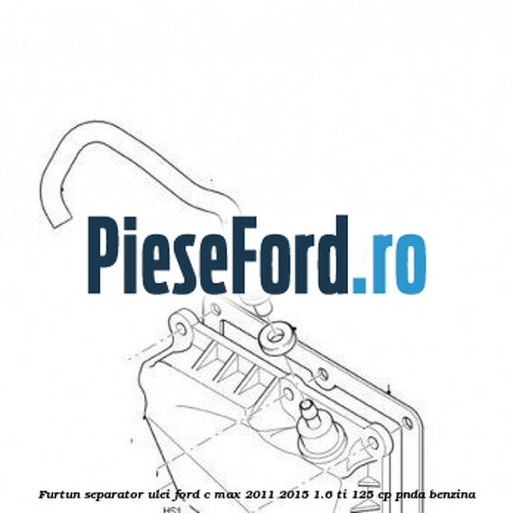 Furtun separator ulei Ford C-Max 2011-2015 1.6 Ti 125 cp PNDA benzina