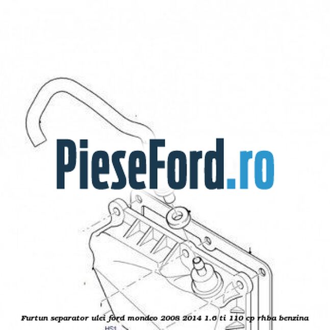 Furtun separator ulei Ford Mondeo 2008-2014 1.6 Ti 110 cp Furtun separator ulei Ford Mondeo 2008-2014 1.6 Ti 110 cp RHBA benzina