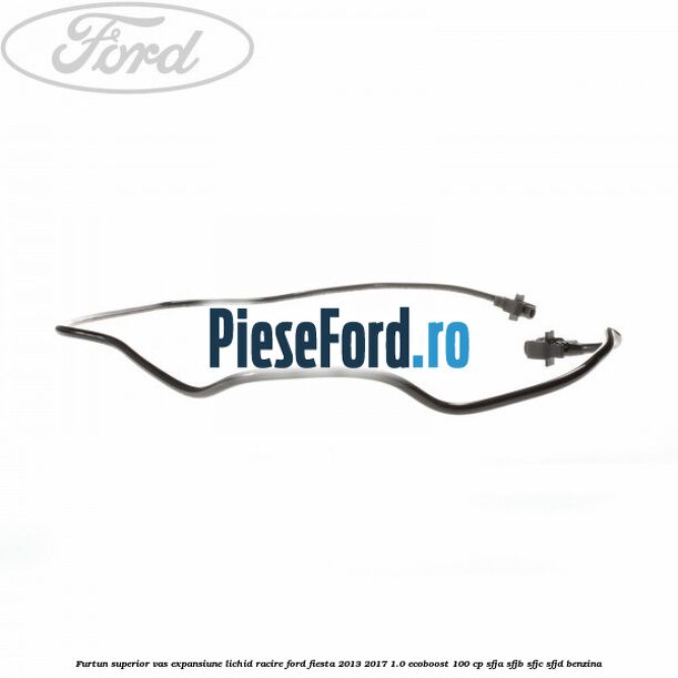 Furtun superior vas expansiune lichid racire Ford Fiesta 2013-2017 1.0 EcoBoost 100 cp Furtun superior vas expansiune lichid racire Ford Fiesta 2013-2017 1.0 EcoBoost 100 cp SFJA, SFJB, SFJC, SFJD benzina