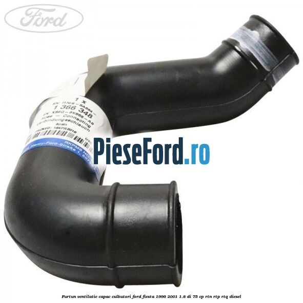 Furtun ventilatie capac culbutori Ford Fiesta 1996-2001 1.8 DI 75 cp RTN, RTP, RTQ diesel