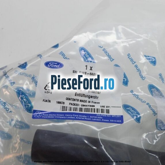 Furtun ventilatie carcasa filtru aer Ford C-Max 2007-2011 2.0 TDCi 110 cp IXDA diesel