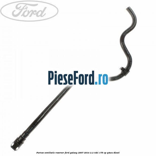 Furtun ventilatie rezervor Ford Galaxy 2007-2014 2.2 TDCi 175 cp Q4WA diesel