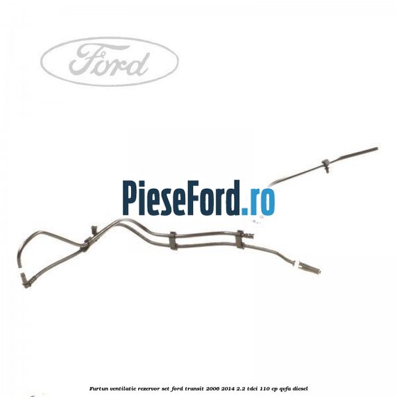 Furtun ventilatie rezervor set Ford Transit 2006-2014 2.2 TDCi 110 cp QVFA diesel